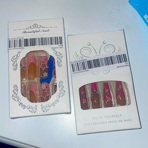 Press on nails! 2 sets!